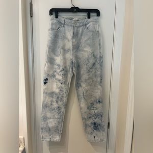 Pacsun tie dye mom jeans